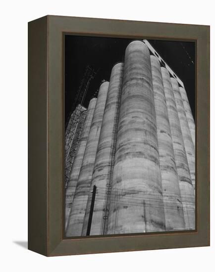 View of the Huge Elam Grain Co. Elevator-Margaret Bourke-White-Framed Premier Image Canvas