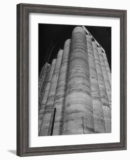 View of the Huge Elam Grain Co. Elevator-Margaret Bourke-White-Framed Photographic Print