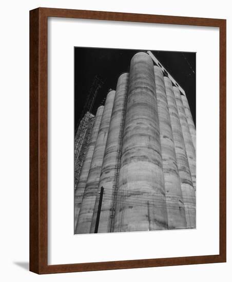 View of the Huge Elam Grain Co. Elevator-Margaret Bourke-White-Framed Photographic Print