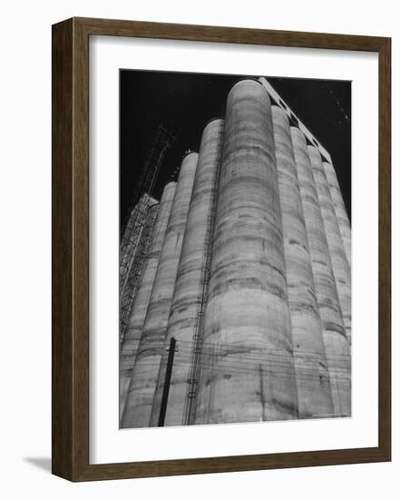 View of the Huge Elam Grain Co. Elevator-Margaret Bourke-White-Framed Photographic Print