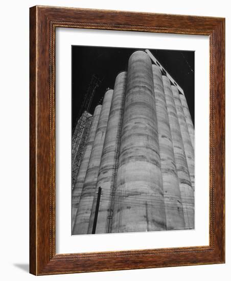 View of the Huge Elam Grain Co. Elevator-Margaret Bourke-White-Framed Photographic Print