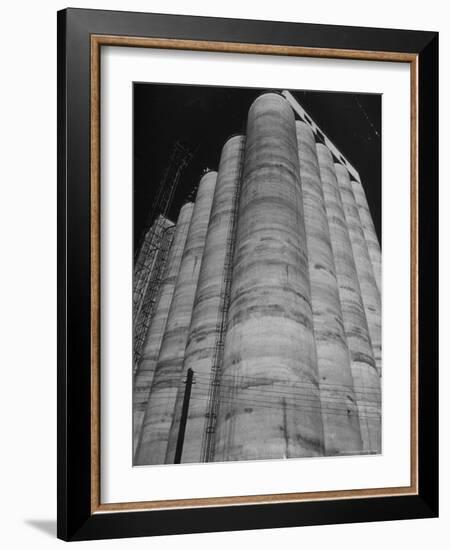 View of the Huge Elam Grain Co. Elevator-Margaret Bourke-White-Framed Photographic Print