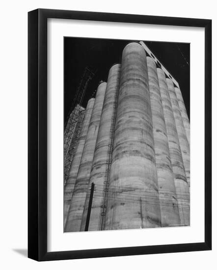 View of the Huge Elam Grain Co. Elevator-Margaret Bourke-White-Framed Photographic Print