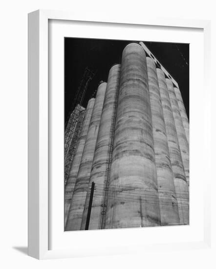 View of the Huge Elam Grain Co. Elevator-Margaret Bourke-White-Framed Photographic Print