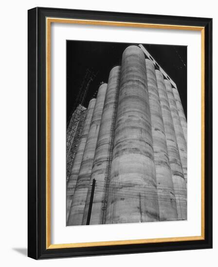 View of the Huge Elam Grain Co. Elevator-Margaret Bourke-White-Framed Photographic Print