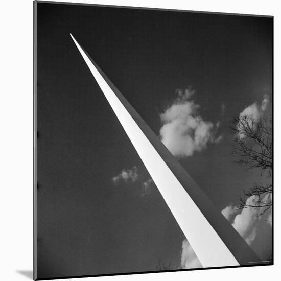 View of the Iconic Trylon on the Grounds of the 1939 New York World's Fair-Alfred Eisenstaedt-Mounted Photographic Print