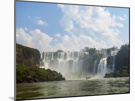 View of the Iguazu Falls, UNESCO World Heritage Site, Puerto Iguazu, Misiones, Argentina, South Ame-Karol Kozlowski-Mounted Photographic Print