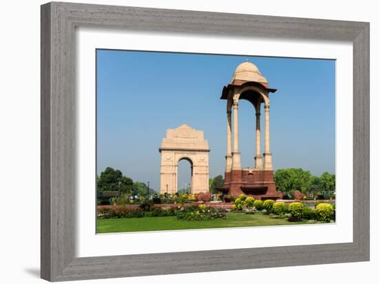 View of the India Gate, New Delhi, India-null-Framed Photographic Print