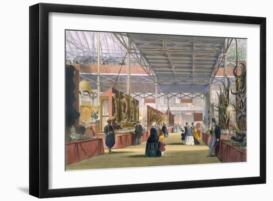 View of the India Section of the Great Exhibition of 1851, from Dickinson's Comprehensive Pictures-English-Framed Giclee Print