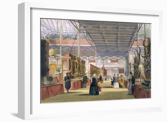 View of the India Section of the Great Exhibition of 1851, from Dickinson's Comprehensive Pictures-English-Framed Giclee Print