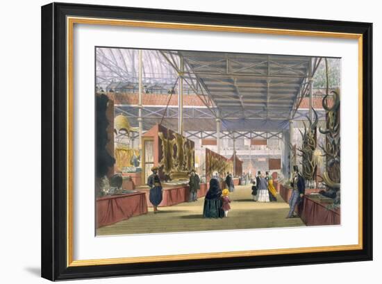 View of the India Section of the Great Exhibition of 1851, from Dickinson's Comprehensive Pictures-English-Framed Giclee Print