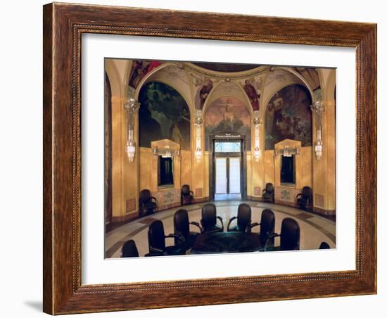 View of the Interior, 1910-Alphonse Mucha-Framed Giclee Print