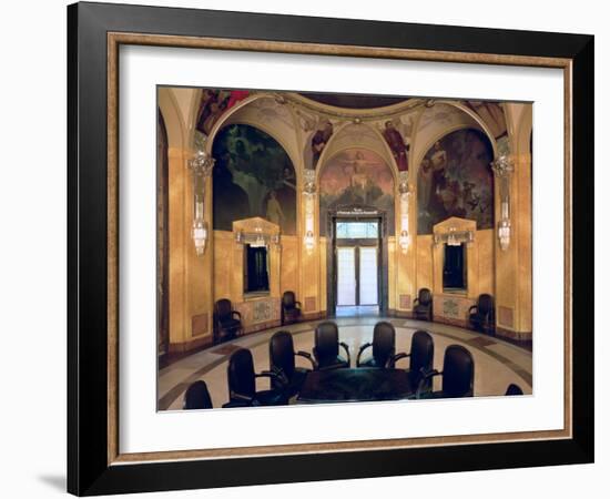 View of the Interior, 1910-Alphonse Mucha-Framed Giclee Print