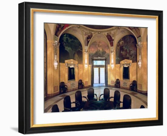 View of the Interior, 1910-Alphonse Mucha-Framed Giclee Print