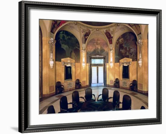 View of the Interior, 1910-Alphonse Mucha-Framed Giclee Print