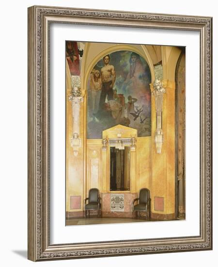 View of the Interior, 1910-Alphonse Mucha-Framed Photographic Print