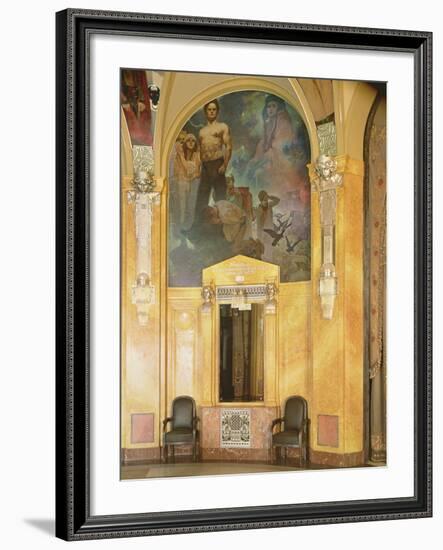 View of the Interior, 1910-Alphonse Mucha-Framed Photographic Print