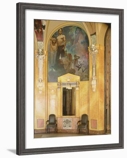 View of the Interior, 1910-Alphonse Mucha-Framed Photographic Print