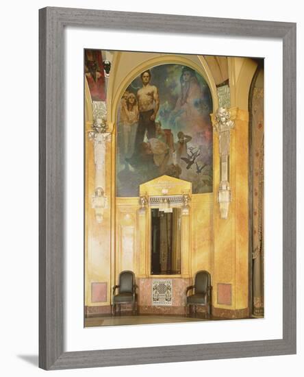 View of the Interior, 1910-Alphonse Mucha-Framed Photographic Print