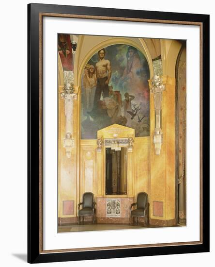 View of the Interior, 1910-Alphonse Mucha-Framed Photographic Print