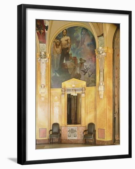 View of the Interior, 1910-Alphonse Mucha-Framed Photographic Print