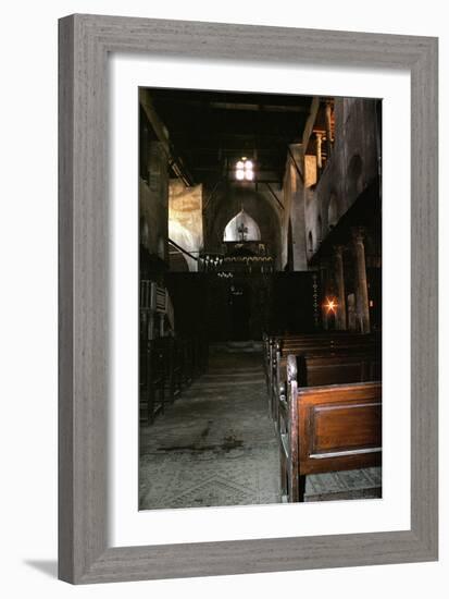 View of the Interior of the Church of Saints Sergius and Bacchus-null-Framed Giclee Print