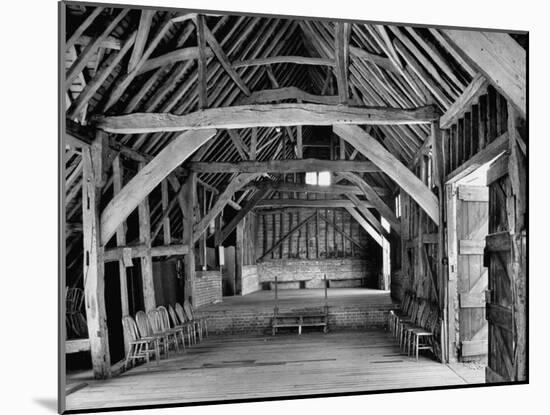 View of the Interior of the Mayflower Barn from a Story Concerning William Penn-Hans Wild-Mounted Photographic Print