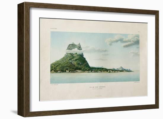 View of the Island of Bora Bora-Ambroise Tardieu-Framed Giclee Print