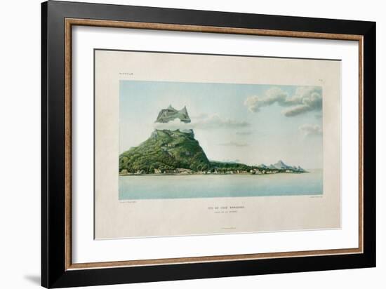 View of the Island of Bora Bora-Ambroise Tardieu-Framed Giclee Print