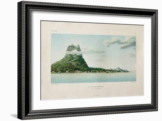 View of the Island of Bora Bora-Ambroise Tardieu-Framed Giclee Print