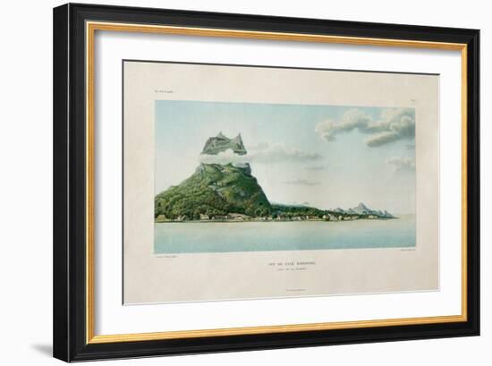 View of the Island of Bora Bora-Ambroise Tardieu-Framed Giclee Print