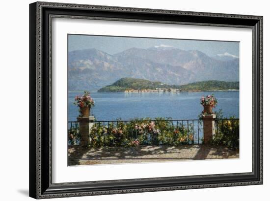 View of the Isola Bella, Italy-Angelo Morbelli-Framed Giclee Print