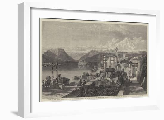 View of the Isola Bella, on the Lago Maggiore, Italy-William Leighton Leitch-Framed Giclee Print