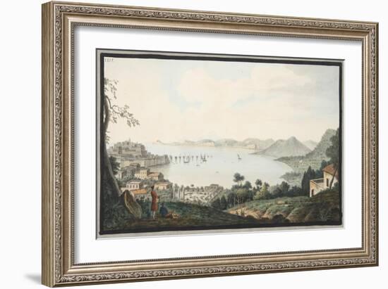 View of the Italian Coast from Near Puzzoli-Pietro Fabris-Framed Giclee Print