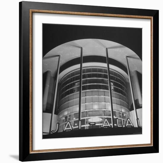 View of the Jai Alai Building in Manila-Carl Mydans-Framed Photographic Print