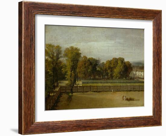 View of the Jardin Du Luxembourg, Paris-Jacques-Louis David-Framed Giclee Print