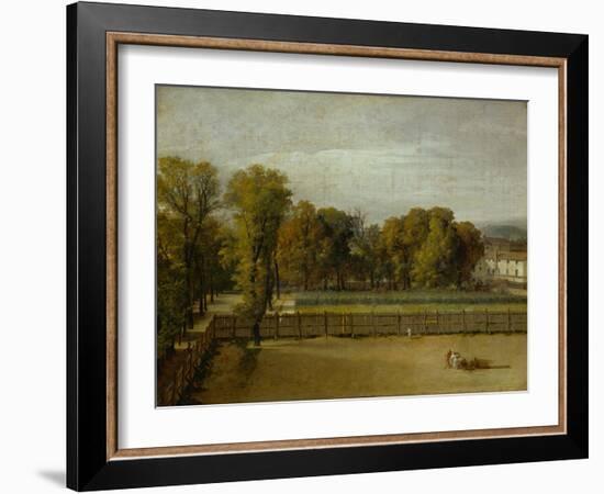 View of the Jardin Du Luxembourg, Paris-Jacques-Louis David-Framed Giclee Print