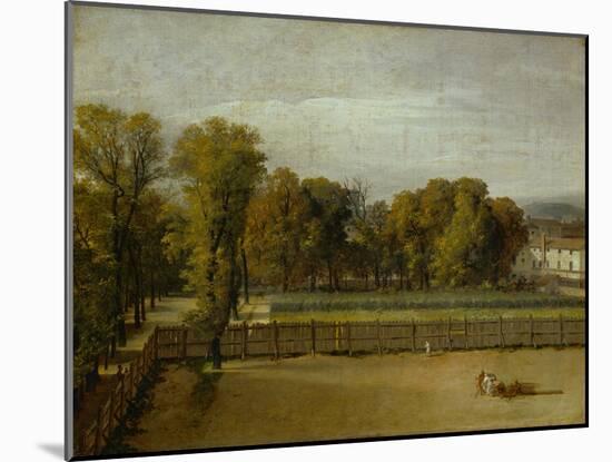 View of the Jardin Du Luxembourg, Paris-Jacques-Louis David-Mounted Giclee Print