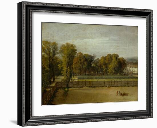 View of the Jardin Du Luxembourg, Paris-Jacques-Louis David-Framed Giclee Print