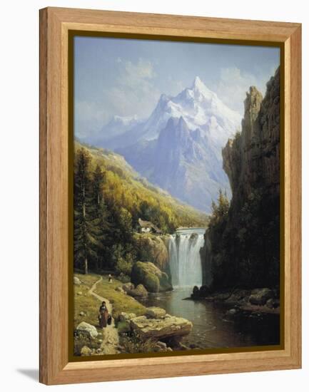 View of the Johannisberg-Charles Kuwasseg-Framed Premier Image Canvas