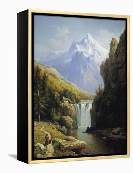 View of the Johannisberg-Charles Kuwasseg-Framed Premier Image Canvas