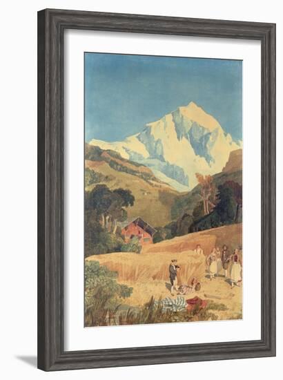 View of the Jungfrau-Horn, 1809-John Sell Cotman-Framed Giclee Print