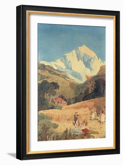 View of the Jungfrau-Horn, 1809-John Sell Cotman-Framed Giclee Print