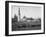 View of the Kremlin and the Moscow River Photograph - Moscow, Russia-Lantern Press-Framed Art Print