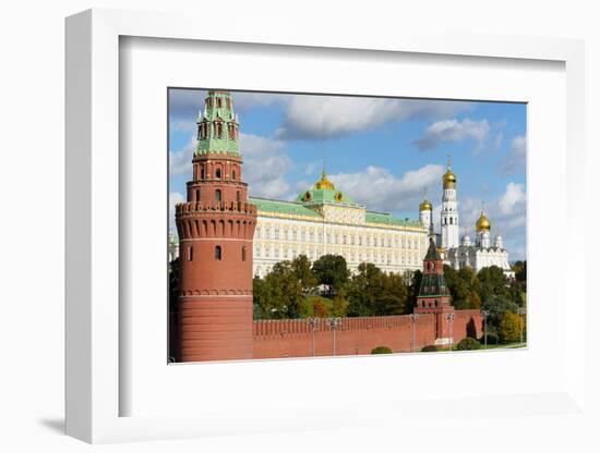 View of the Kremlin, UNESCO World Heritage Site, Moscow, Russia, Europe-Miles Ertman-Framed Photographic Print