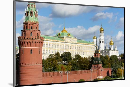 View of the Kremlin, UNESCO World Heritage Site, Moscow, Russia, Europe-Miles Ertman-Mounted Photographic Print