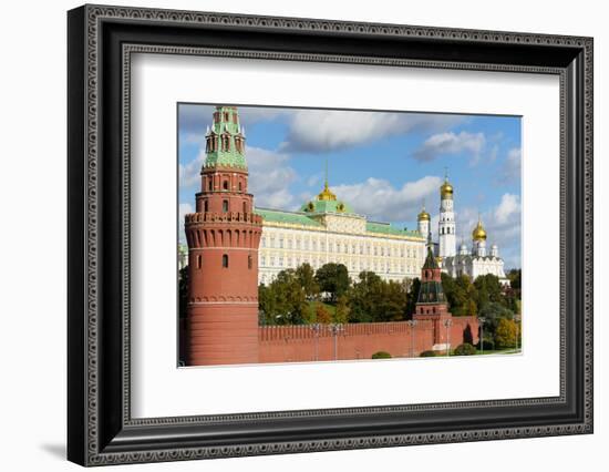 View of the Kremlin, UNESCO World Heritage Site, Moscow, Russia, Europe-Miles Ertman-Framed Photographic Print