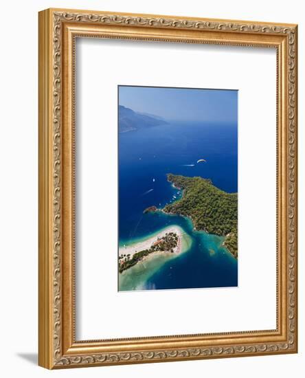 View of the Lagoon of Oludeniz near Fethiye, Mugla Province, Lycia, Turkey-null-Framed Art Print