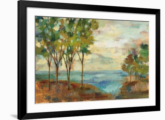 View of the Lake-Silvia Vassileva-Framed Art Print