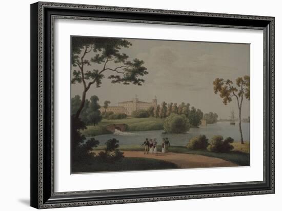 View of the Main Gatchina Palace, 1821-Andrei Yefimovich Martynov-Framed Giclee Print
